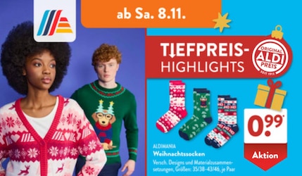 ALDIMANIA Weihnachtskollektion 2025 im ALDI Süd Prospekt