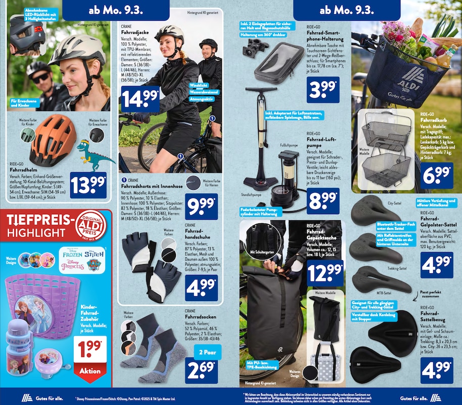 ALDI Fahrrad-Deals im ALDI Süd Prospekt 09.03.2026