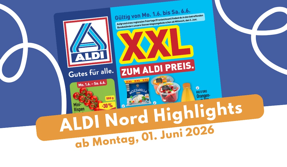ALDI Nord Prospekt 01.06.2026: Ab an den Strand!