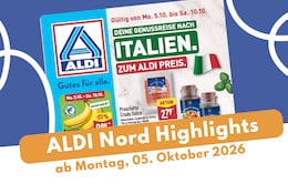 ALDI Nord Prospekt 05.10.2026: Italien, Weihnachten & Halloween!