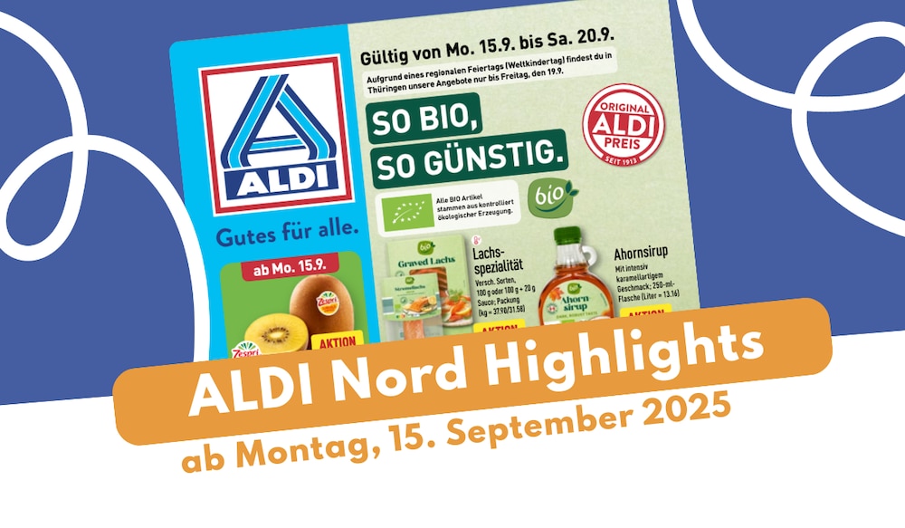 ALDI Nord Prospekt 15.09.2025 - die besten Angebote entdecken