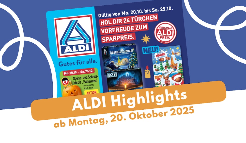ALDI Nord Prospekt 20.10.2025 - zwischen Halloween Kürbis und Adventskalendern!