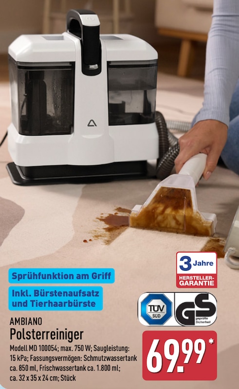 ALDI Nord Prospekt 25.06.2026 Polsterreiniger.