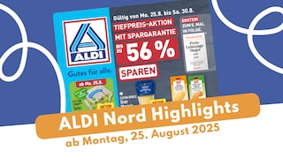 Jetzt aktuellen Artikel „ALDI Nord Prospekt 25.08.2025 - das sind die neuen Deals!” lesen ALDI Nord Prospekt 25.08.2025 - das sind die neuen Deals!