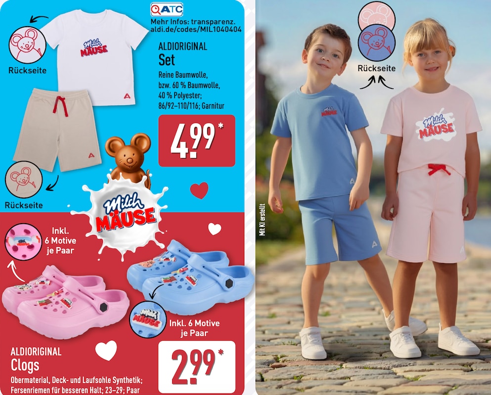 ALDI Nord Prospekt 29.06.2026 Milchmäuse Kollektion