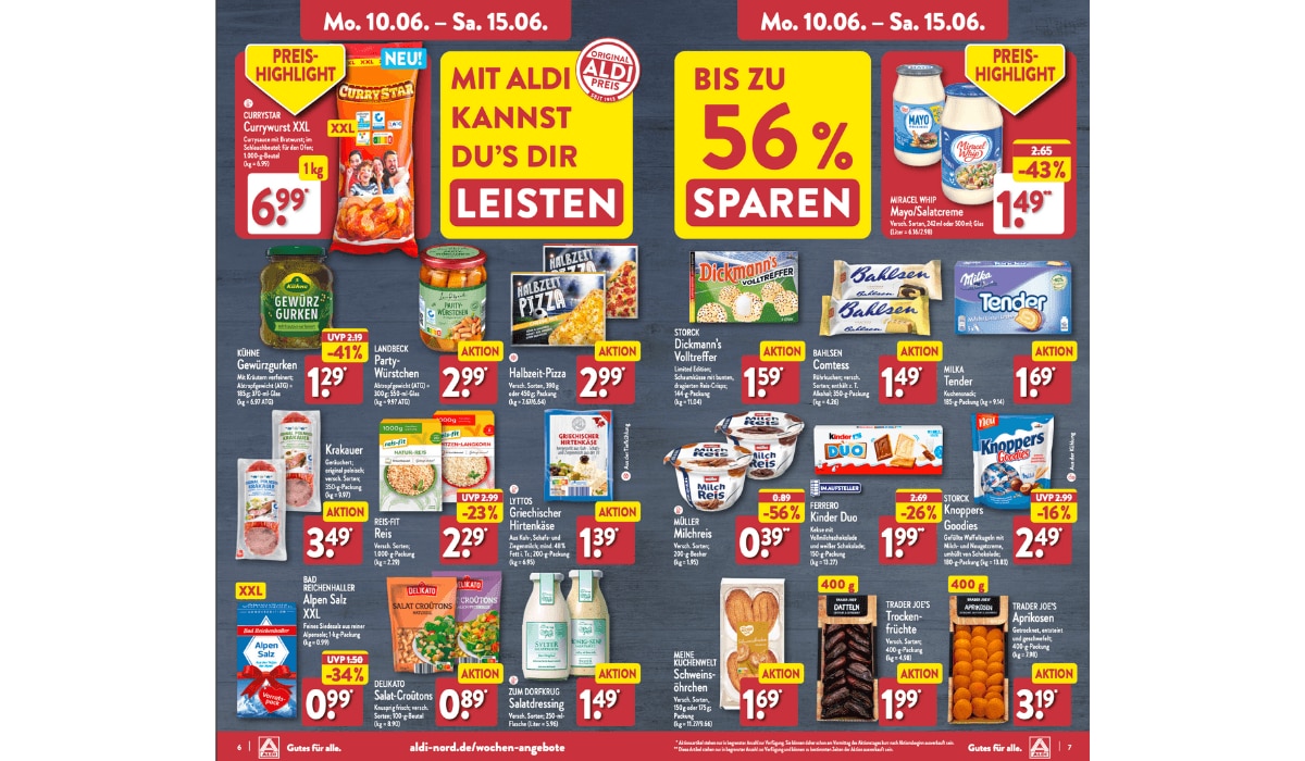 ALDI Nord Prospekt-Highlights ab 10. Juni 2024