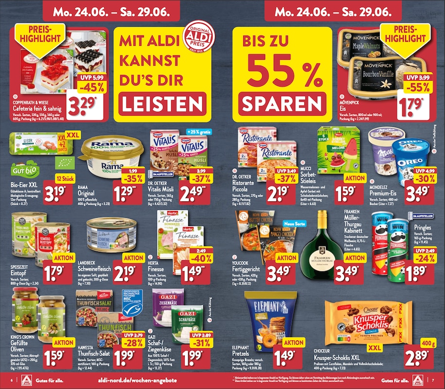 ALDI Nord Prospekt-Highlights ab 14. Juni 2024