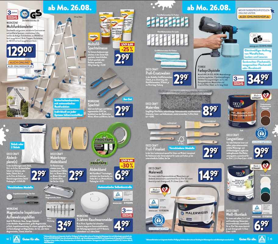 ALDI Nord Prospekt-Highlights ab Montag, 26. August 2024