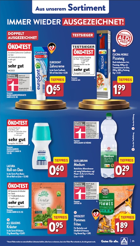 ALDI Nord Prospekt-Highlights ab 08. Juli 2024