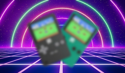 ALDI Spielekonsole im 90er Gaming Look