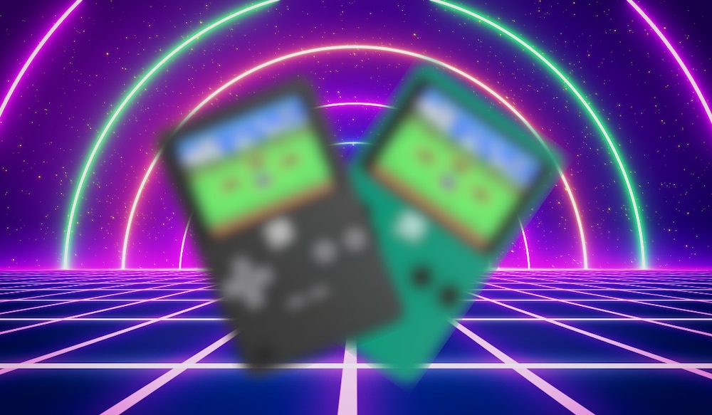 ALDI Spielekonsole im 90er Gaming Look