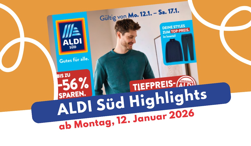 ALDI Süd Prospekt 12.01.2026 mit italienischer Woche!