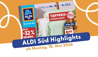 Aktueller Artikel zu Backzubehör Aldi Süd Prospekt 18.05.2026: Italienische Woche & Abenteuer!