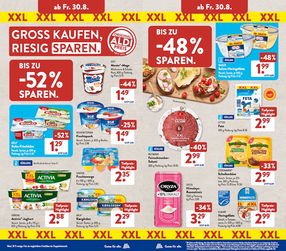 ALDI Süd Prospekt-Highlights ab Montag, 26. August 2024