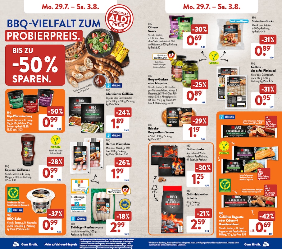 ALDI Süd Prospekt-Highlights 29. Juli 2024