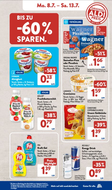 ALDI Süd Prospekt-Highlights 08. Juli 2024