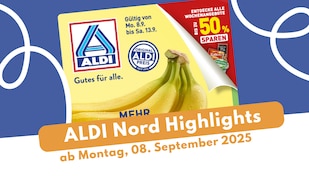 Aldi Nord Prospekt-Highlights 08.08.25