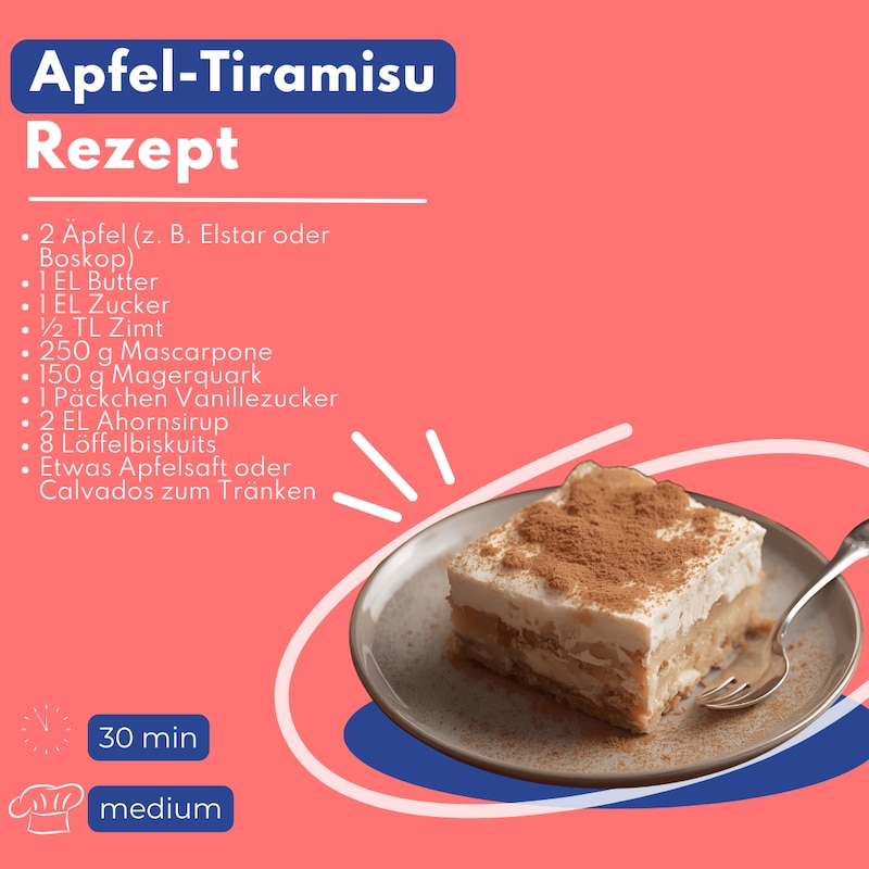 Apfel Tiramisu