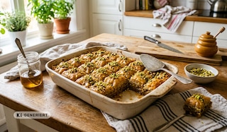 Jetzt aktuellen Artikel „Baklava Rezept - mit diesem Trick gelingen sie blitzschnell!” lesen Baklava Rezept - mit diesem Trick gelingen sie blitzschnell!