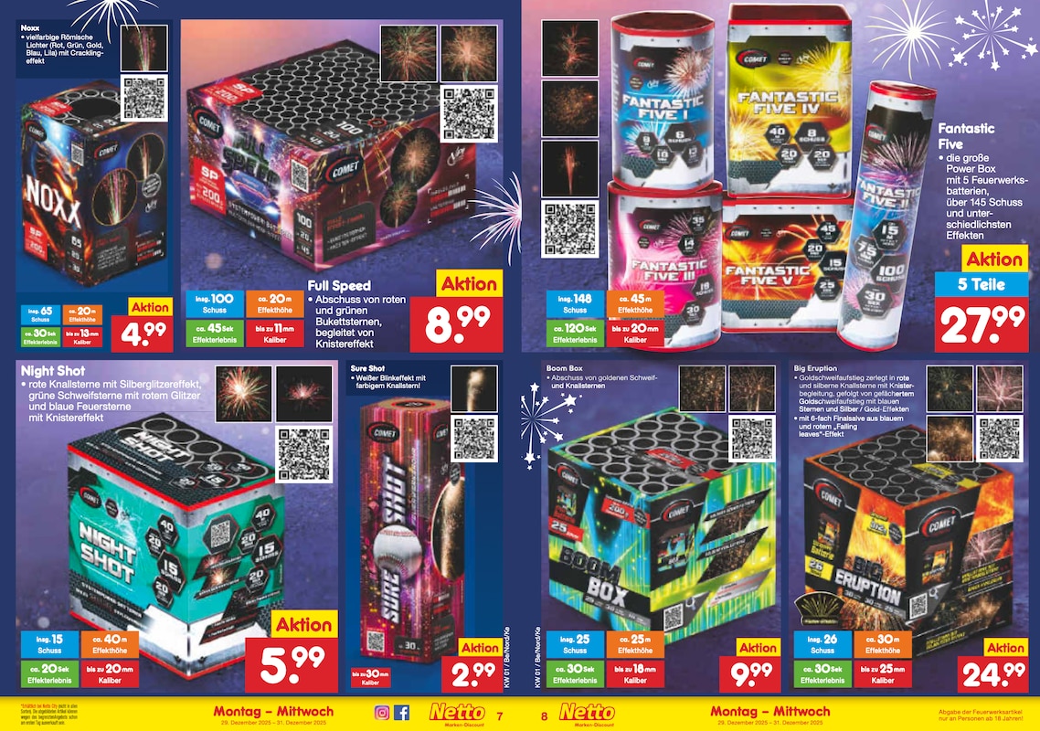 Batterien im Netto Feuerwerk Prospekt 2025 2026