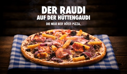 Neues von Domino's: Beef Rösti Pizza