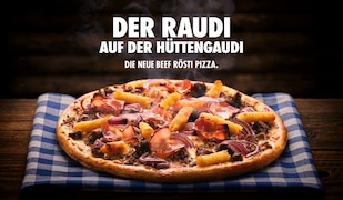 Neues von Domino's: Beef Rösti Pizza