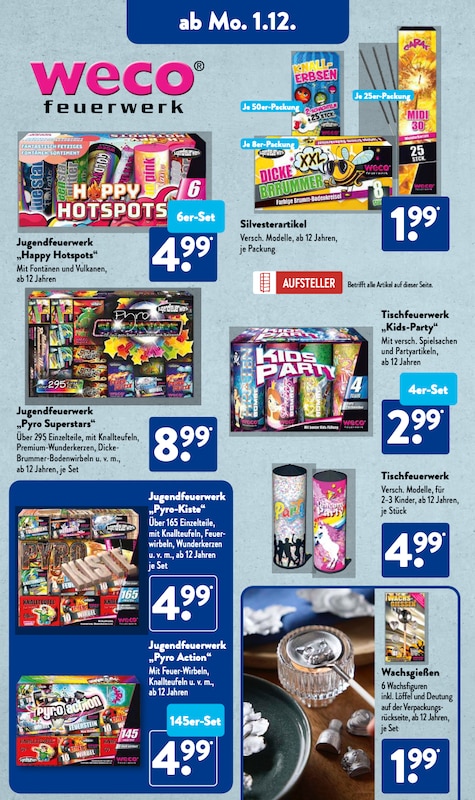 Jugendfeuerwerksangebote im ALDI Süd Prospekt