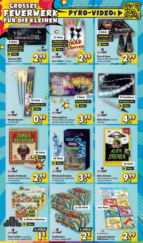 MäcGeiz Kinderfeuerwerk im Feuerwerk Prospekt 2025 2026