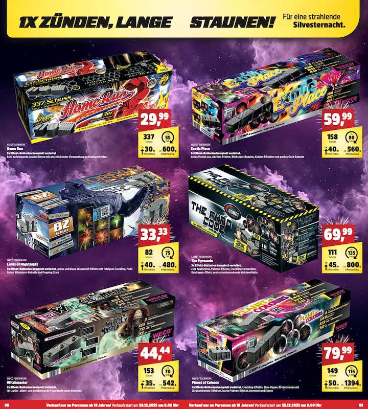 Thomas Philipps Feuerwerk Prospekt 2025 2026 mit Batterien