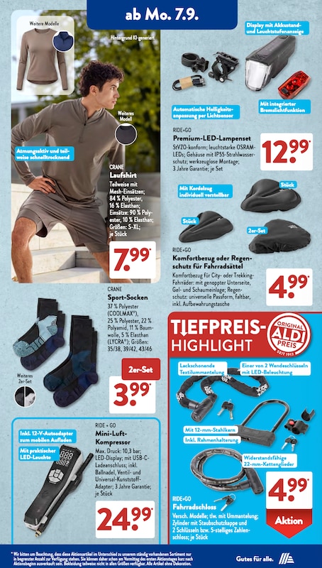Fahrrad-Angebote im ALDI Süd Prospekt ab 07.09.2026
