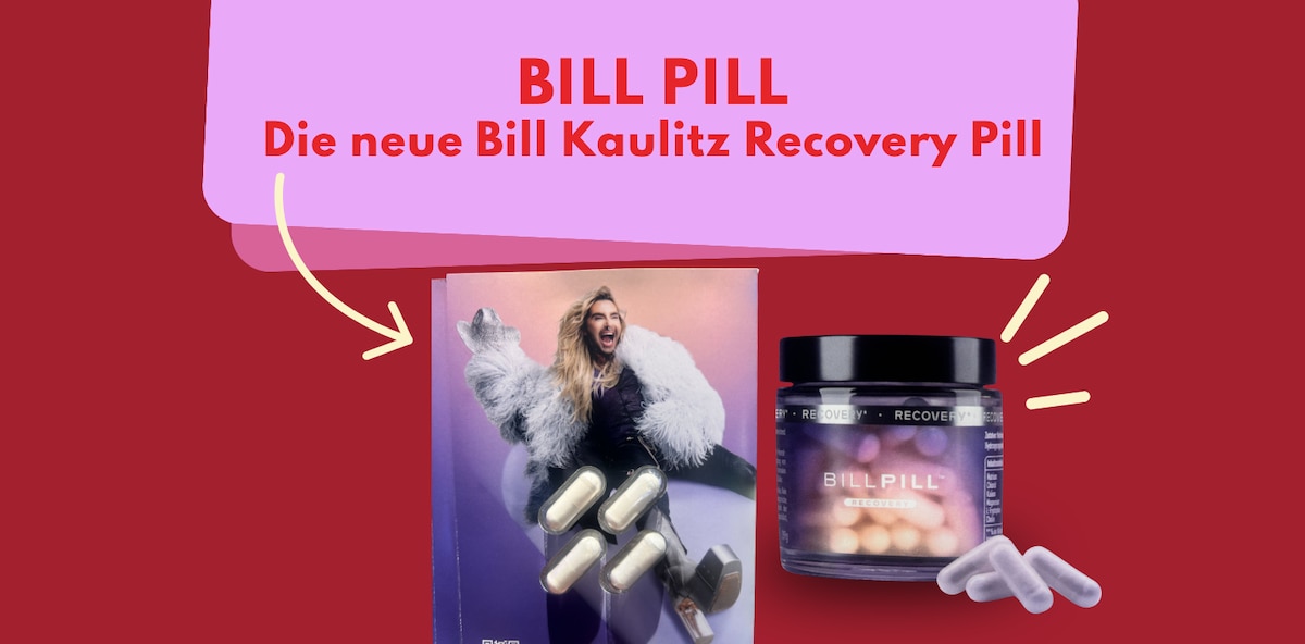 Bill Kaulitz überrascht mit „BillPill“ – DAS steckt hinter dem neuen dm-Produkt
