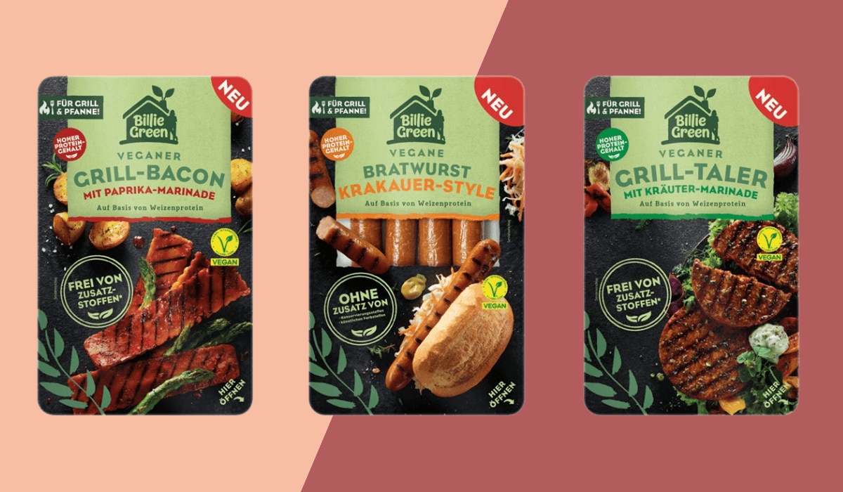 Vegane Grillprodukte von Billie Green