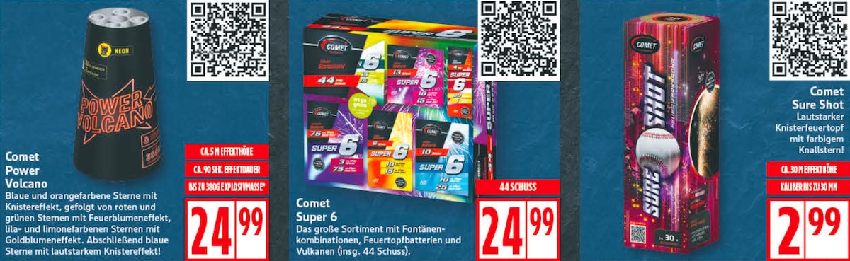 Böller und mehr im EDEKA Feuerwerk Prospekt 2025 2026