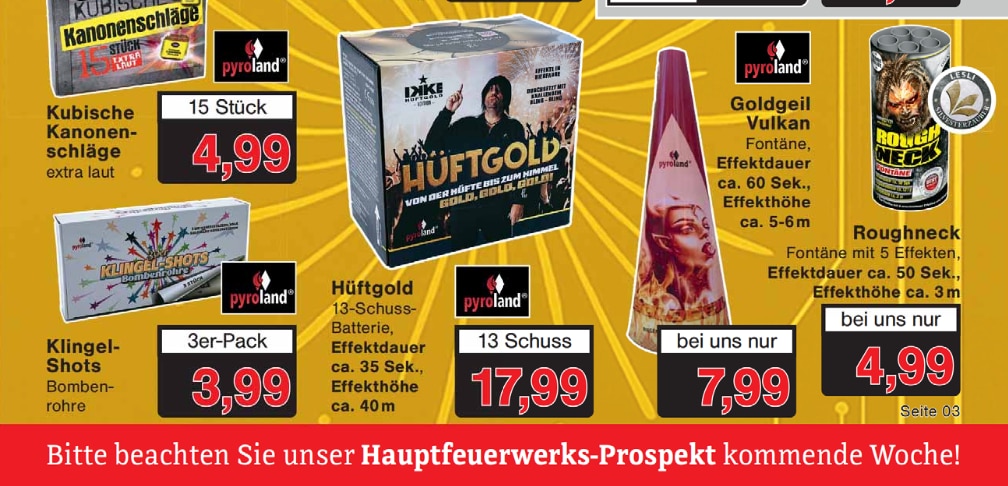 Böller und mehr im Jawoll Feuerwerk Prospekt 2025 2026