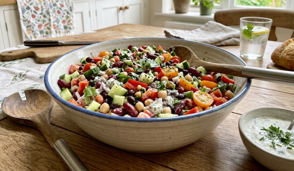 Sommerlicher Bohnensalat: Das proteinreiche Rezept