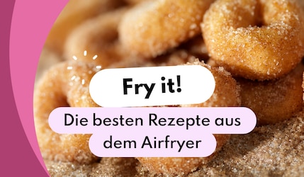 Kleine Mini-Donuts aus dem Airfryer
