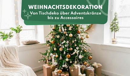 Weihnachtsdeko 2025: Tischdeko, Adventskränze & Accessoires