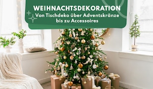 Weihnachtsdeko 2025: Tischdeko, Adventskränze & Accessoires