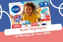 BUDNI Prospekt 30.06.2025: Jetzt entdecken!