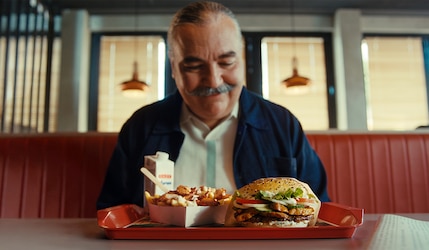 Burger King Döner Menü auf einem Tablett