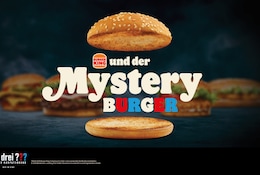 Burger King Mystery Burger Aktion 2025 Promo Shot