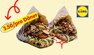 2 Döner zum Preis von 1,5l Benzin - so bekommt ihr den Lidl Deal!