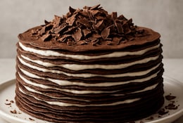 Double Choc Crêpe-Torte: Rezept für alle Schoko-Fans!