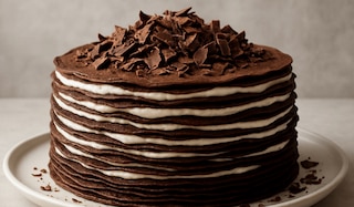 Double Choc Crêpe-Torte: Rezept für alle Schoko-Fans! Double Choc Crêpe-Torte: Rezept für alle Schoko-Fans!