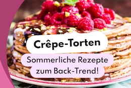 Crêpe-Torten Rezepte Header Image