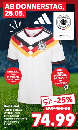DFB-Heimtrikot im Kaufland Prospekt ab 28.05.2026