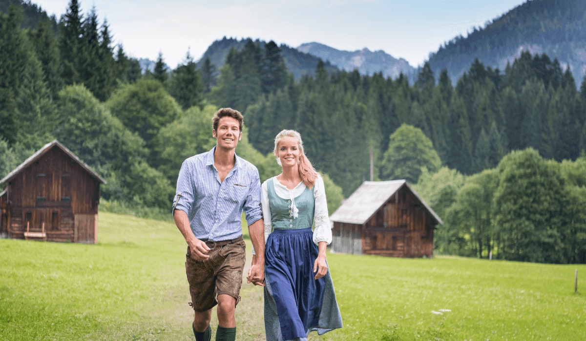 Tracht für das Oktoberfest