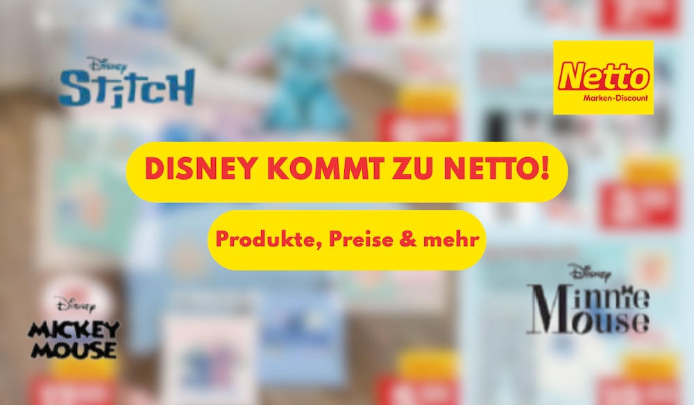 Disney bei Netto Schriftzug und Logos