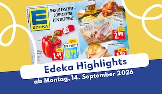 Jetzt aktuellen Artikel über AD Auto Dienst lesen EDEKA Prospekt 14.09.2026: Bunte Deals für den Herbst!