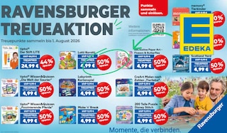 EDEKA Südbayern Ravensburger Treueaktion 2026: Spielend leicht sparen! EDEKA Südbayern Ravensburger Treueaktion 2026: Spielend leicht sparen!